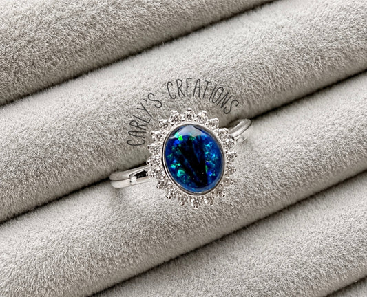 Princess Halo memorial ring