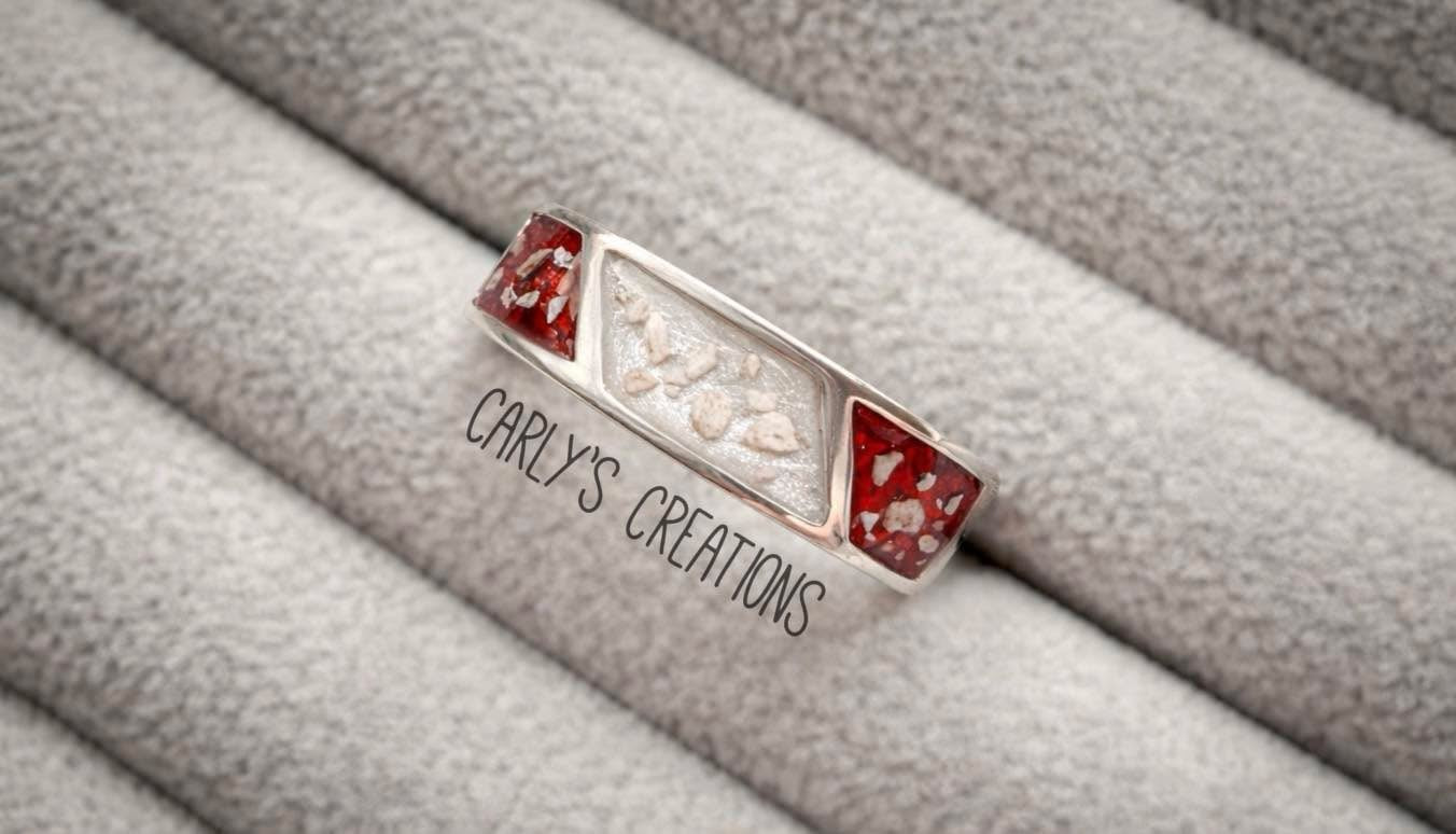 unisex channel memorial ring