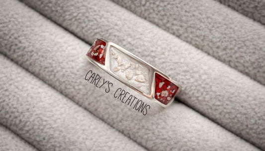 unisex channel memorial ring