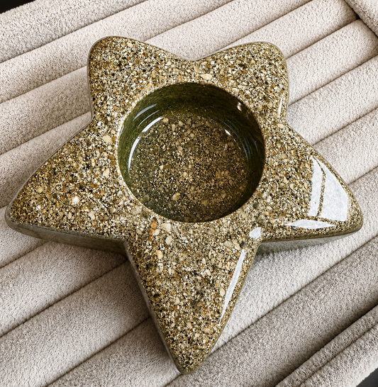 Ashes Star tealight holder keepsakes