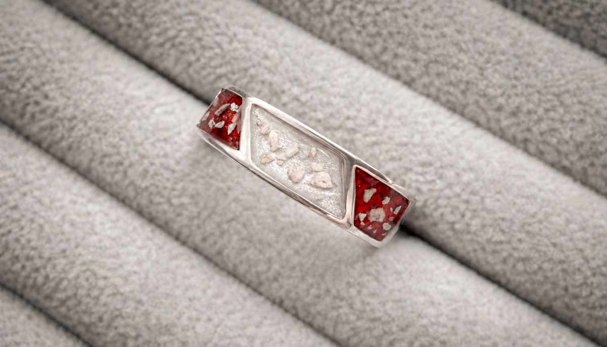 unisex channel memorial ring