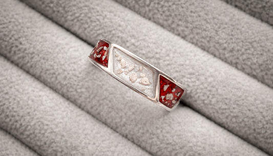 unisex channel memorial ring
