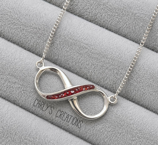 Infinity pendant necklace