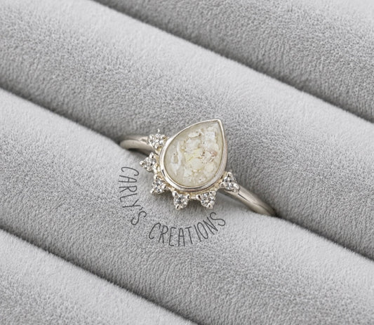 Raindrop Memorial Ring