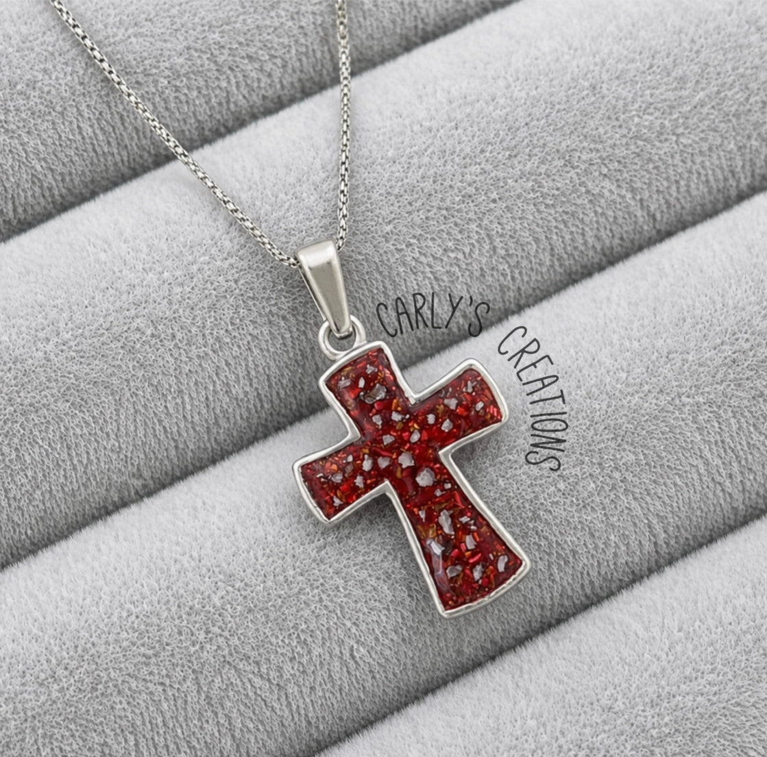 Thick cross necklace