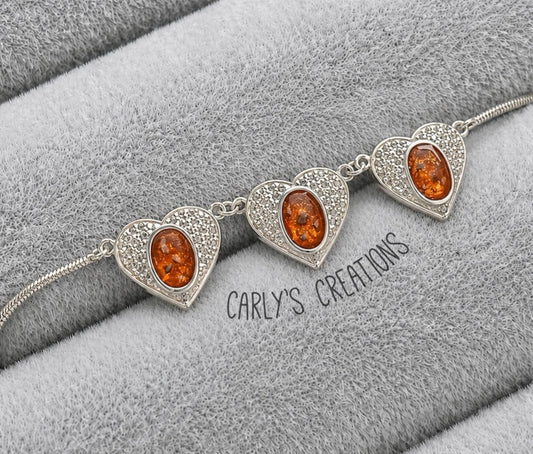 Triple heart  bracelet