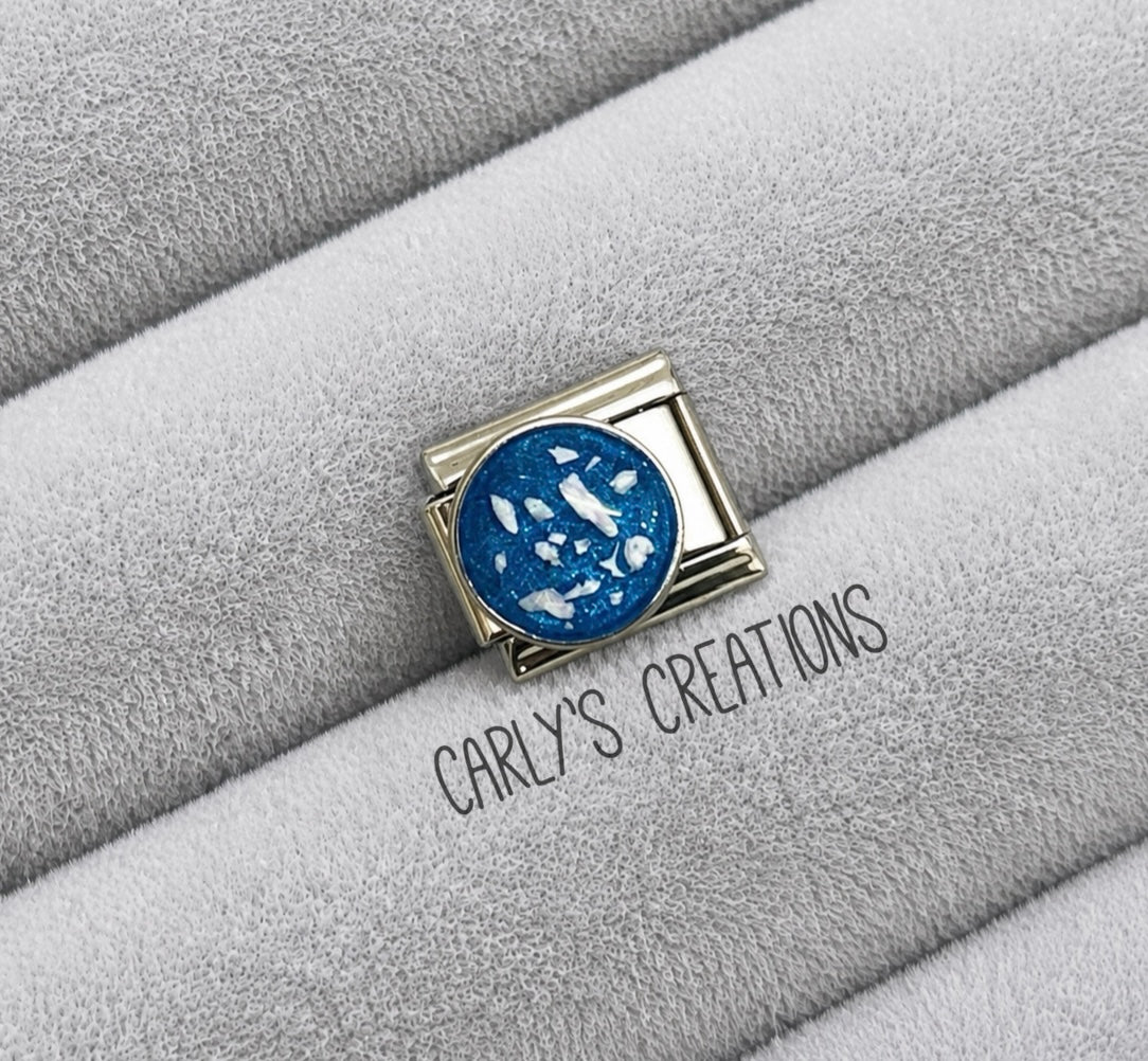 Round charm (suitable for nomination bracelet)