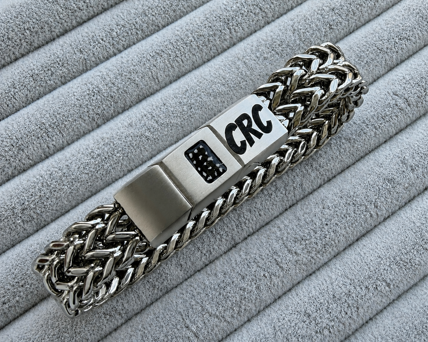 Stainless steel chunky bracelet