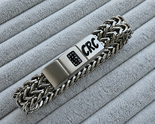 Stainless steel chunky bracelet