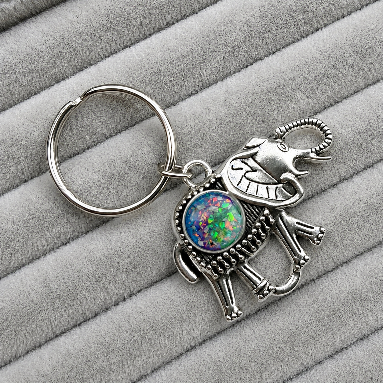 Elephant memorial keyring