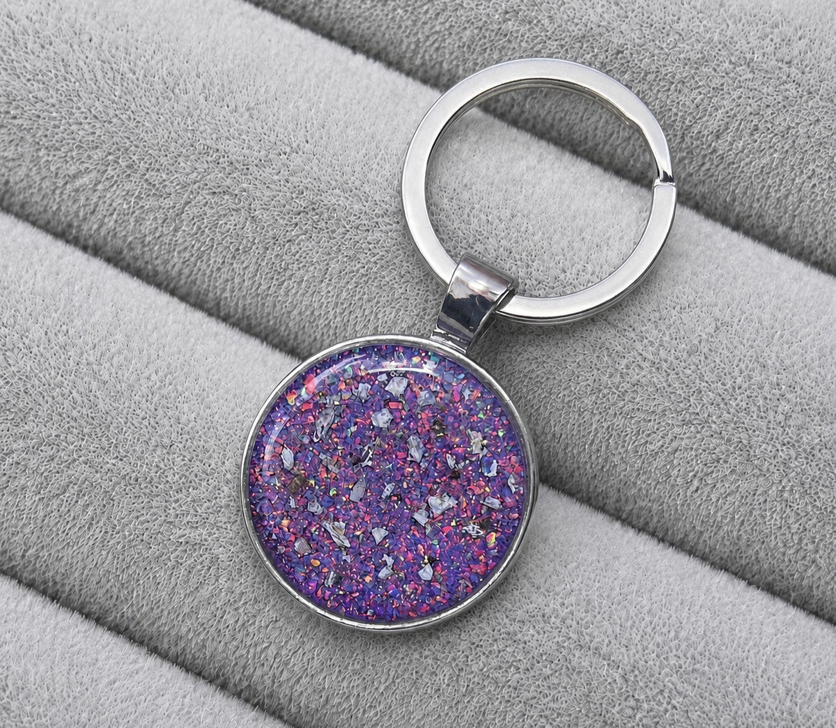 Ashes/hair keyring