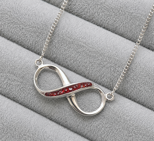 Infinity pendant necklace