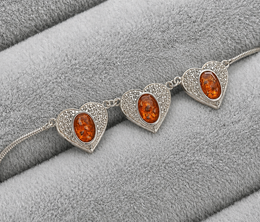 Triple heart  bracelet