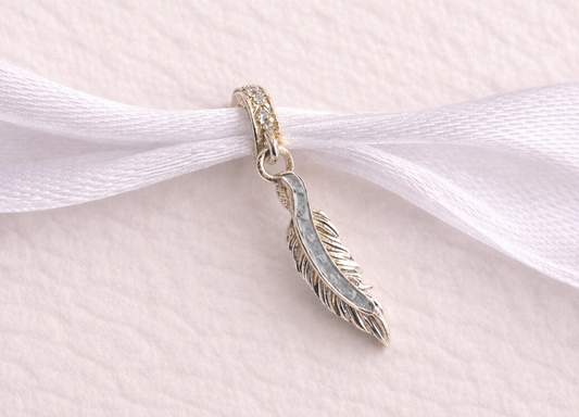 Feather charm