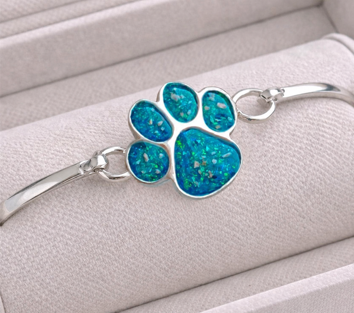 Paw Print Bangle