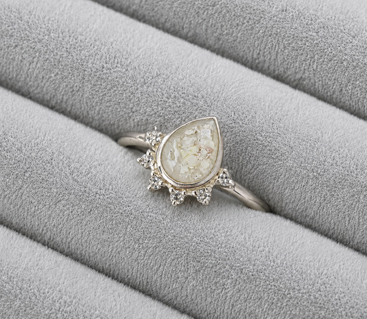 Raindrop Memorial Ring