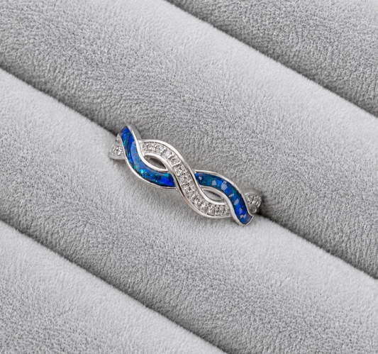 Double Wave Band Ring
