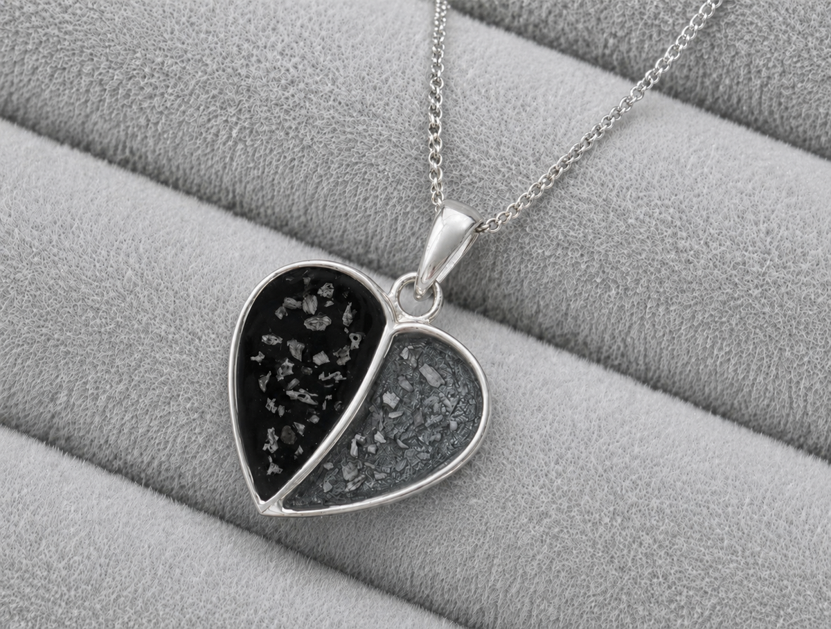 Split Heart Necklace
