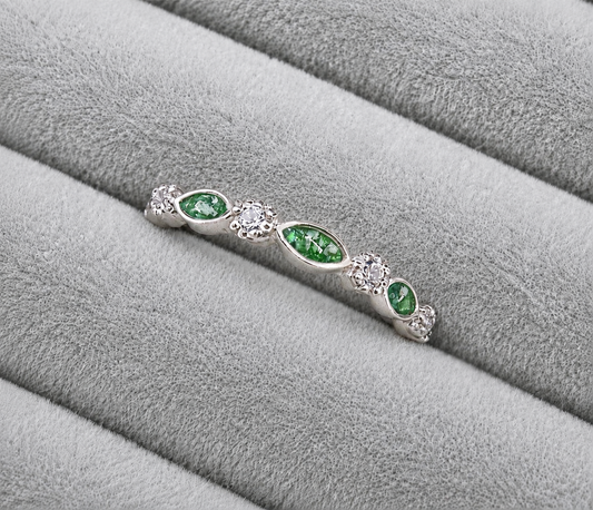 Smooth Edge Marquise Memorial Ring